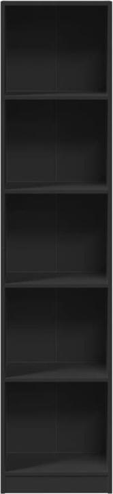 Actual product image VidaXL Bücherregal Standregal Büroregal Aktenregal Aufbewahrungsregal Schwarz (40 x 24 x 176 cm)