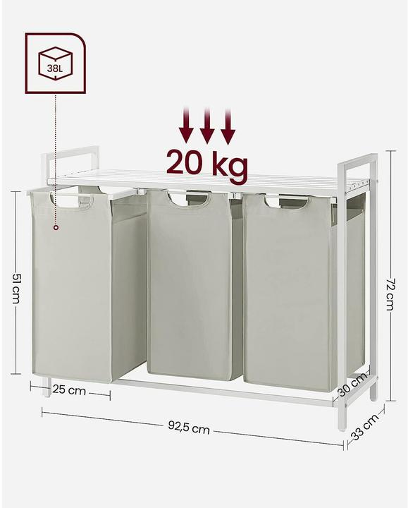 Produktbild Vasagle Laundry (114 l)