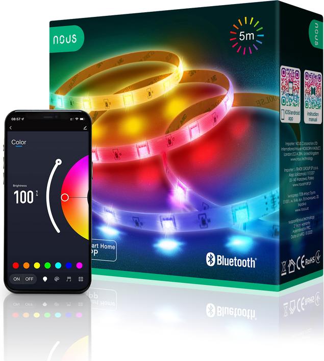 Produktbild Nous Smart RGB Bluetooth LED Strip F6 (500 cm)