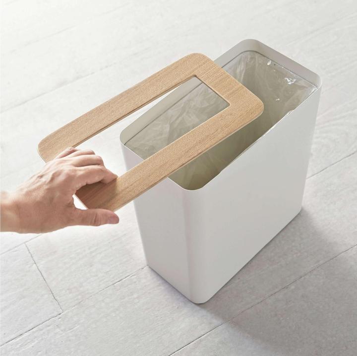 Actual product image Yamazaki RIN wastepaper basket (10 l)