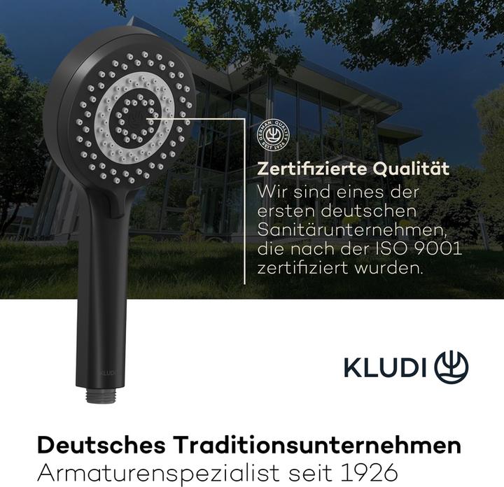 Actual product image Kludi X1 Shower head (3 Beam types, 15 l/min)