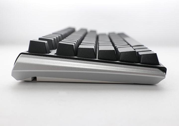 Actual product image Ducky One 3 Classic Black/White TKL Gaming Keyboard, RGB LED - MX-Speed-Silver (DE, Cable)