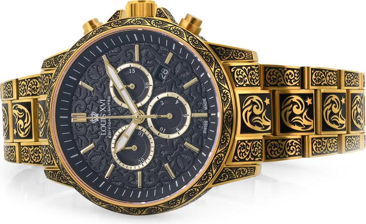 Actual product image Louis XVI Palais Royale Inked (Chronograph, 43 mm)