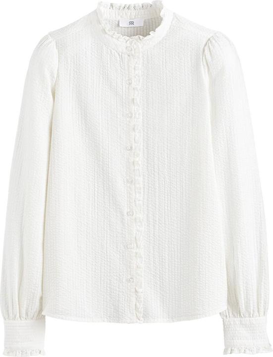 Immagine prodotto La Redoute Collections Langärmelige Bluse mit Rüschenkragen (34)