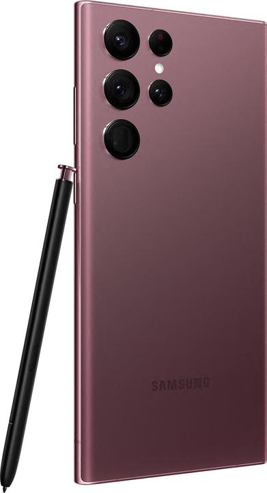 Actual product image Samsung Galaxy S22 Ultra (512 GB, Burgundy, 6.80", Dual SIM, 108 Mpx, 5G)