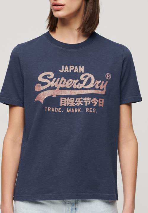 Actual product image Superdry 's t-shirt metallic vl (XS)