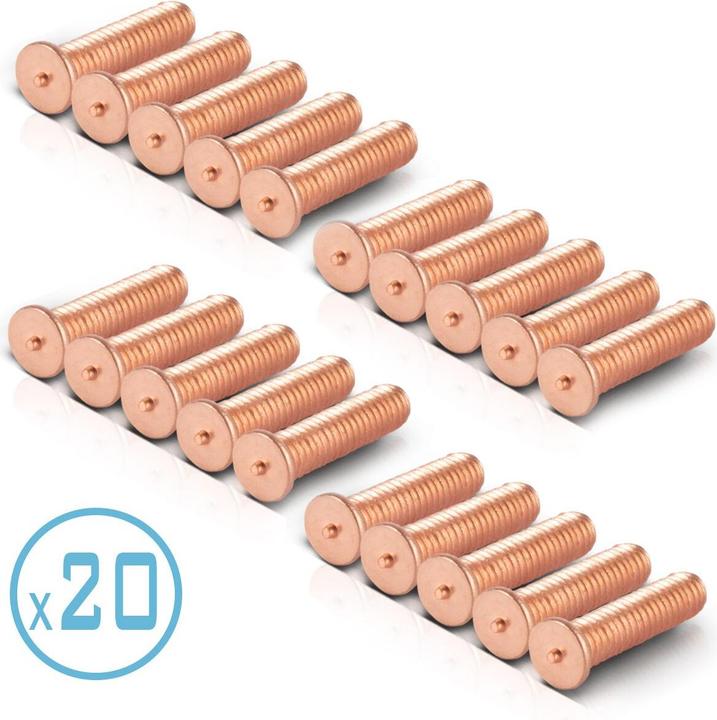 Immagine prodotto Stahlwerk Perni di saldatura con filettatura M4x18 set di 20 pezzi
