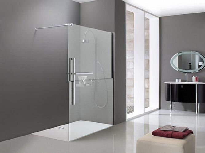 Immagine prodotto Hüppe Duplo pure Walk-In Pannello laterale a 4 angoli 1 pezzo, larghezza:120 cm, attacco destro (201 cm, 111 cm, 22 cm)