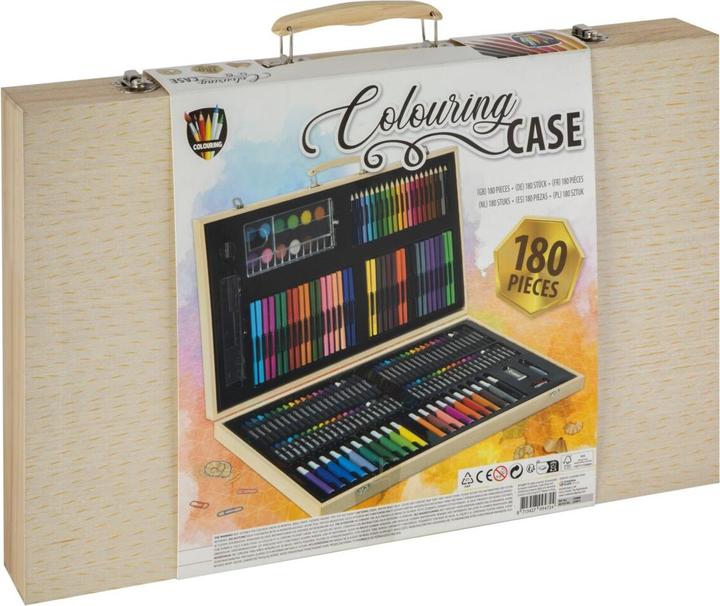 Actual product image Grafix Wooden Colouring Case - 180 pcs (150088)