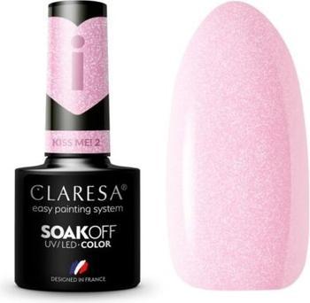 Claresa Kiss Me! UV-Nagellack 5ml - 2er-Pack (Rosa)