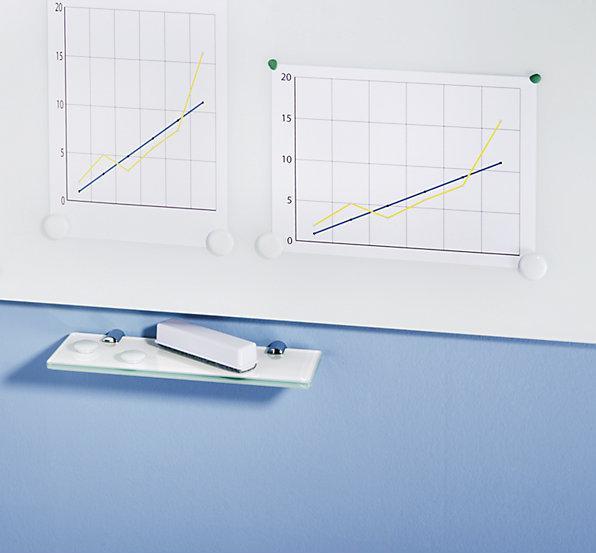 Produktbild kaiserkraft Glas-Whiteboard (120 x 90 cm)