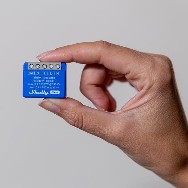 Actual product image Shelly 1 Mini Gen4 (Switch actuator)
