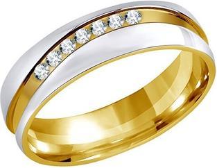 Silvego Steel wedding ring for women MARIAGE RRC2050-Z - Circuit: 61 mm (61)