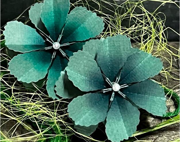 Produktbild FarbTon Stanzschablonen-Faltblume "Malva"