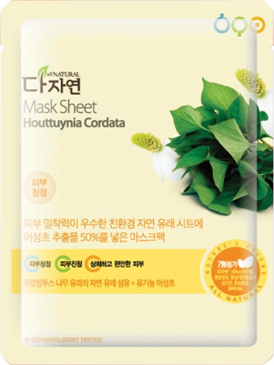 Immagine prodotto All Natural Foglio maschera Houttuynia Cordata (25 ml)