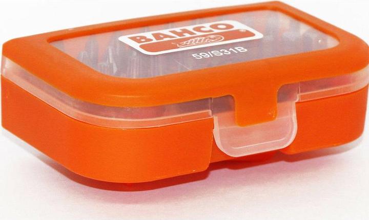 Produktbild Bahco 1/4"-Bitsatz für Schlitz, Phillips-, Pozidriv-, Sechskant- und TORX-Schrauben 40,25 mm × 104,90 m (5/16")