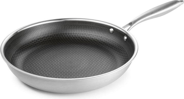 Produktbild Bratmaxx Bratpfanne Silber 24 cm, Material: Aluminium, Edelstahl
