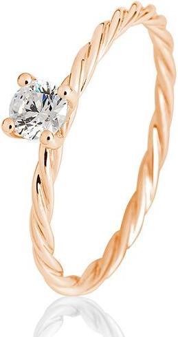 Produktbild Breuning Verlobungsring Kordel (54, 585/14 K Gold)