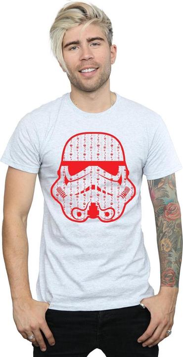 Produktbild Star Wars Christmas Stormtrooper Helmet TShirt (M)