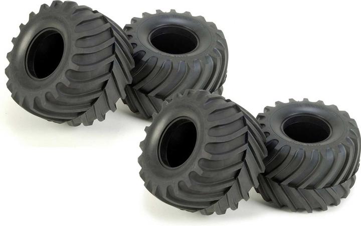 Produktbild Tamiya Reifen Monster 4 Stück Midnight Pumpkin