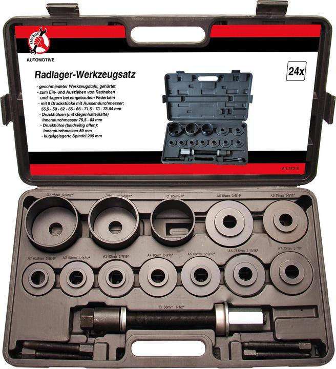 Image du produit BGS Jeu d'outils pour roulement de roue | universel | 21 pièces