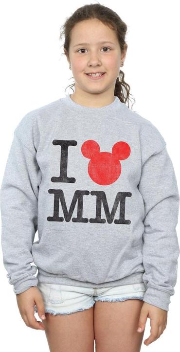 Immagine prodotto Disney Mickey Mouse I Love Mickey Felpa Ragazze (128)