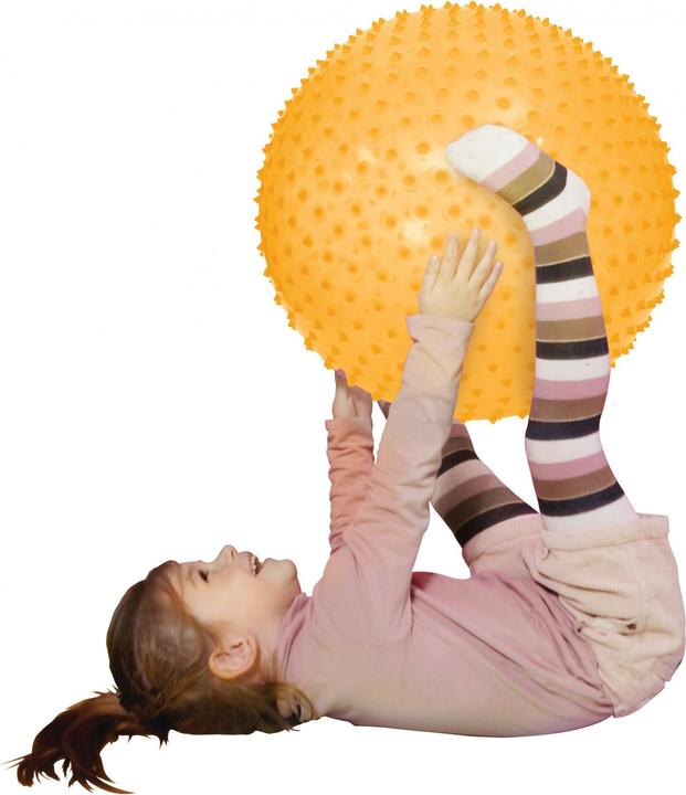 Actual product image LUDI Motor Development Ball Gymnastics and Yoga Ball for Children - Massage Texture with soft pins -