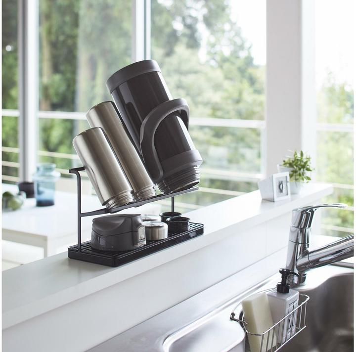 Actual product image Yamazaki Drying rack Drinking bottles
