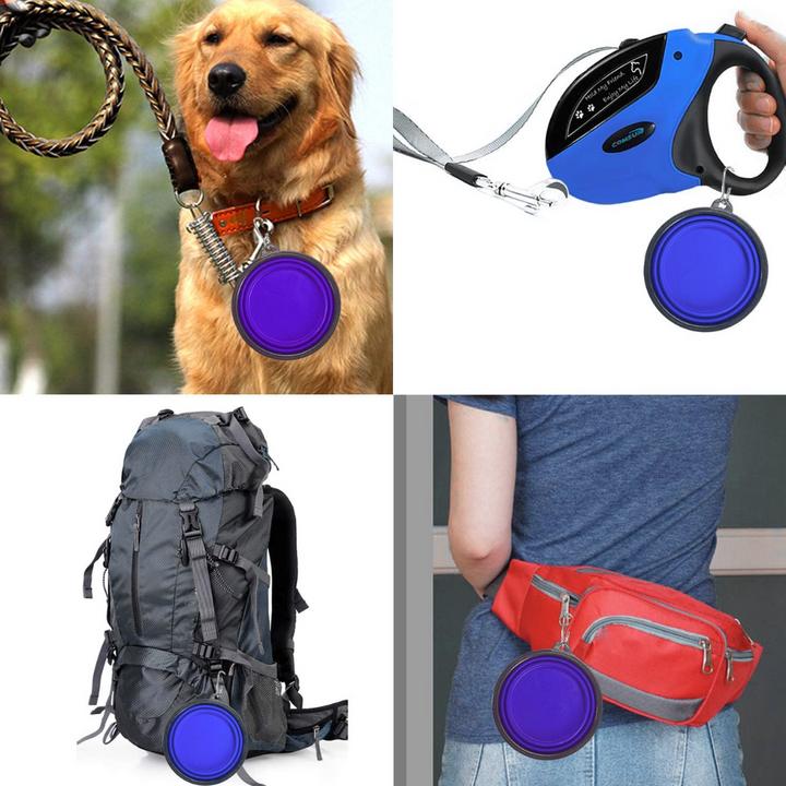 Image du produit Suba Gamelle pliante pour chien en déplacement, 350 ml (0.35 l)