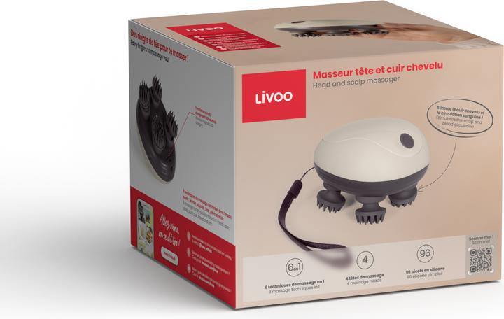 Livoo Kopf- und Kopfhautmasseur