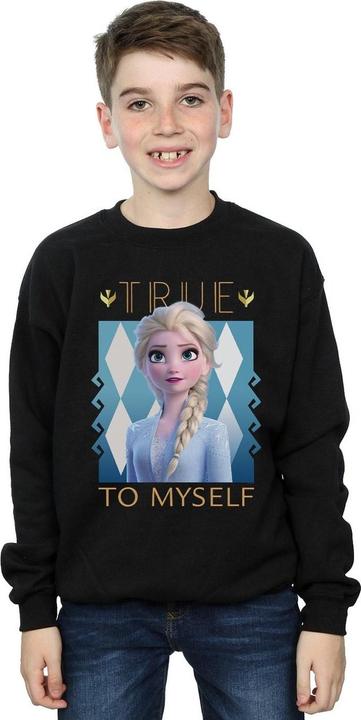 Actual product image Disney Boys Frozen 2 Elsa True To Myself Sweatshirt (116)