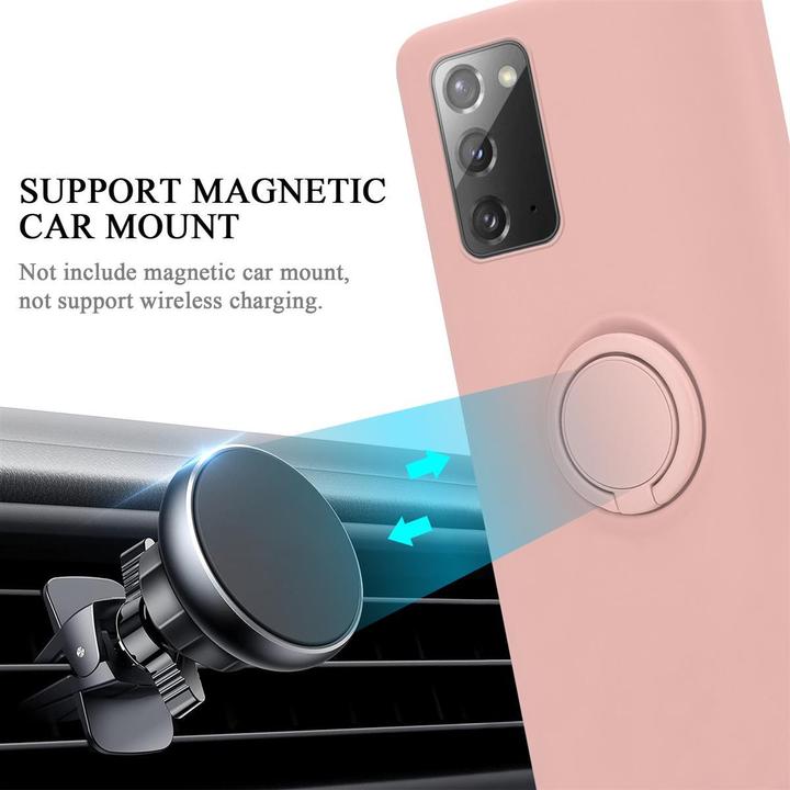 Image du produit Cadorabo TPU Liquid Ring Silicone Case Cover (Samsung Galaxy Note 20)