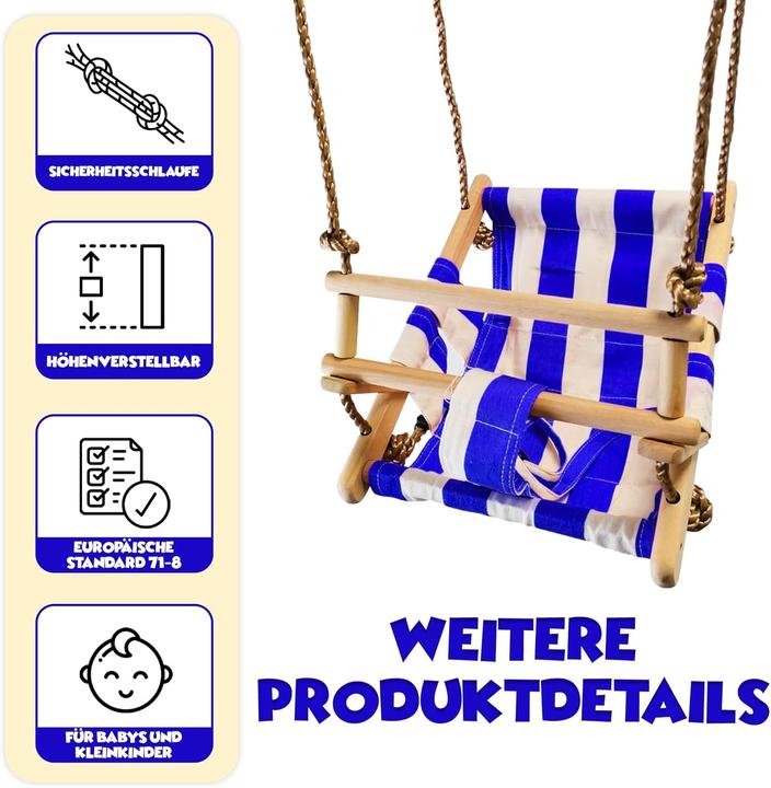 Produktbild Gartenpirat Baby Schaukelsitz