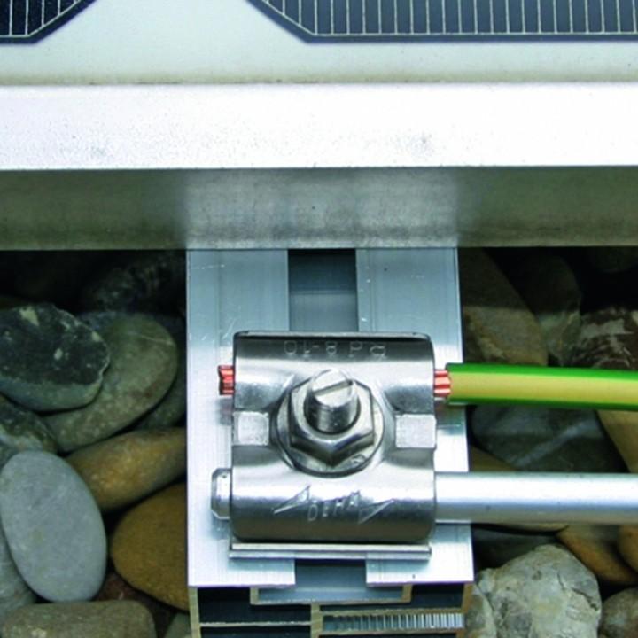 Produktbild Dehn UEK 8.10 AQ4 50 HKSM10 V2A Mastschelle Edelstahl - Schraubzwingen (Mastschelle, Edelstahl, Ed (10 mm)