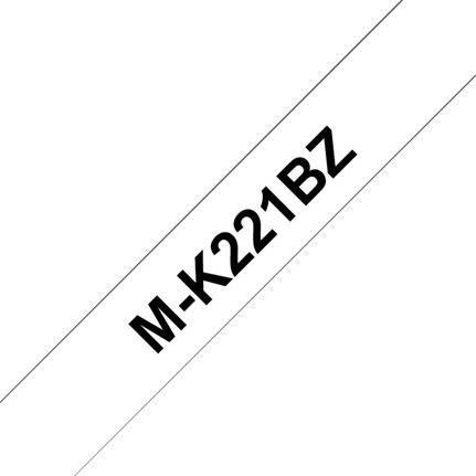 Produktbild Brother MK-221BZ DirectLabel schwarz auf weiss 9mm x 8m Schwarz Weiss P-Touch M 9-12mm (0.90 cm, Weiss)