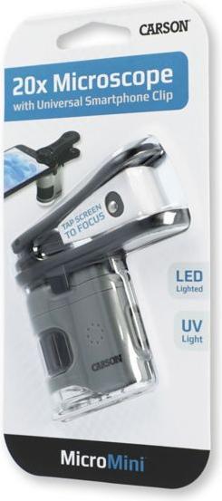 Carson Microscope avec LED MicroMiniHookUp