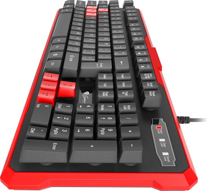 Actual product image Genesis RHOD 110 Keyboard USB QWERTY US International (US, Cable)
