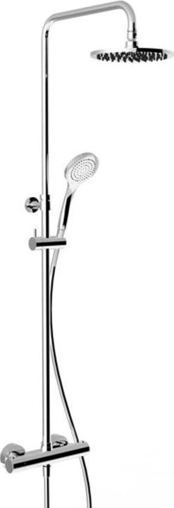 Image du produit Gessi Robinetterie de douche thermostatique en saillie avec raccords 1/2 cachés, pour douche à mai