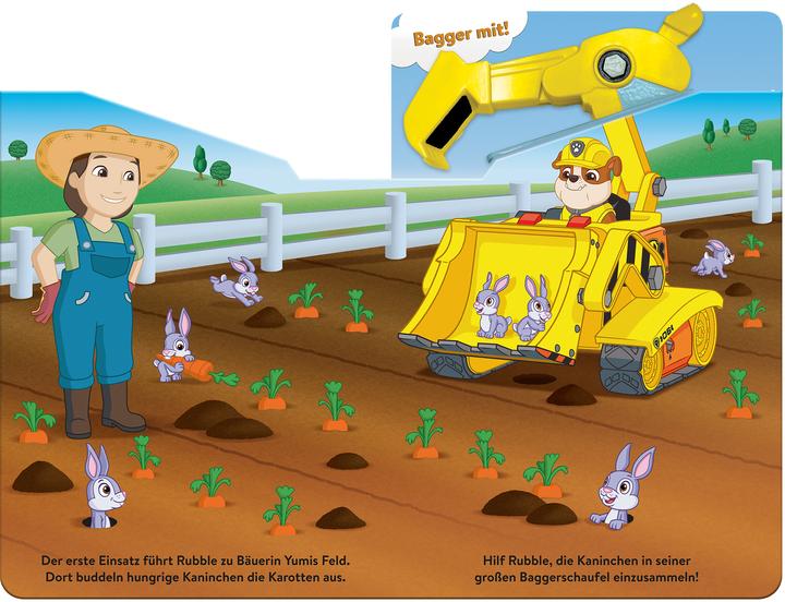 Produktbild Panini PAW Patrol: Bagger mit Rubble! (Deutsch, Panini, 2023)