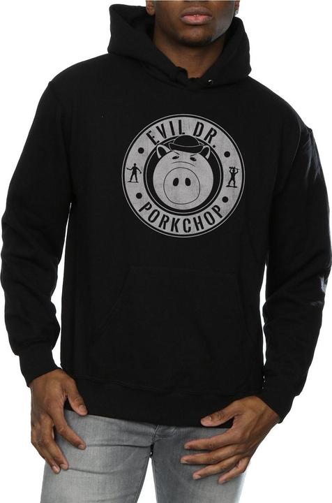 Actual product image Disney Mens Toy Story Evil Dr Pork Chop Hoodie (XXL)