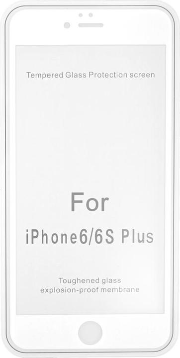 Actual product image Binom Mobile Binom 3D screen protector for iPhone 6 Plus and 6s Plus white (1 Piece, Apple iPhone 6s Plus, Apple iPhone 6 Plus)