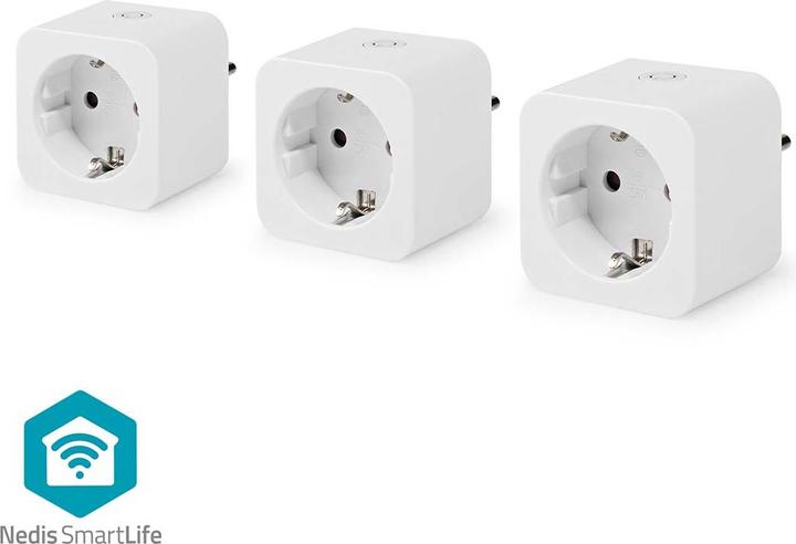 Image du produit Nedis SmartLife Smart Plug | Wi-Fi | Mesureur de puissance | 3680 W | Type F (CEE 7/7) | 0 - 55 °C | An