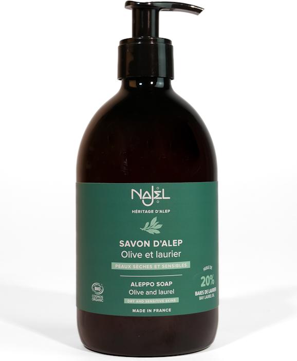 Produktbild Najel Aleppo Flüssigseife 20% Lorbeeröl (Flüssigseife, 500 ml)