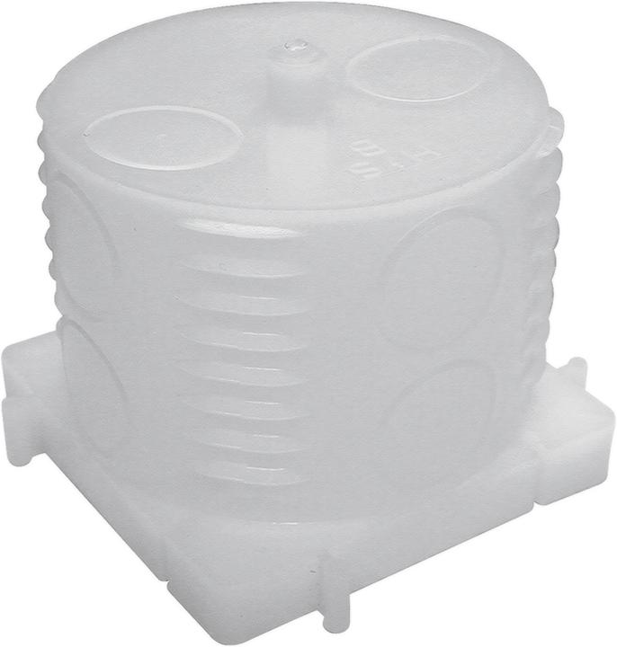 Actual product image Hsb Grooved box white Collar 9mm Flange height 5mm