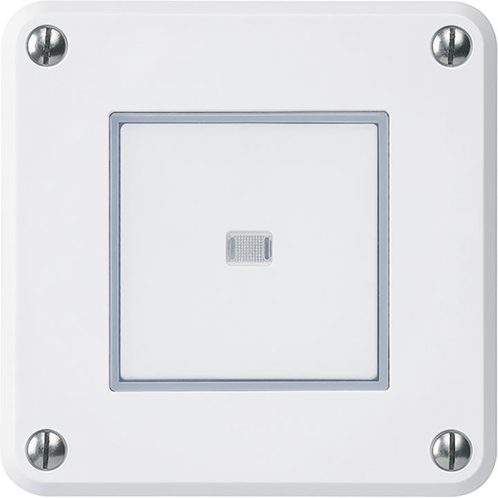 Actual product image Hager robusto NUP push-button illuminated incl. LED cartridge yellow