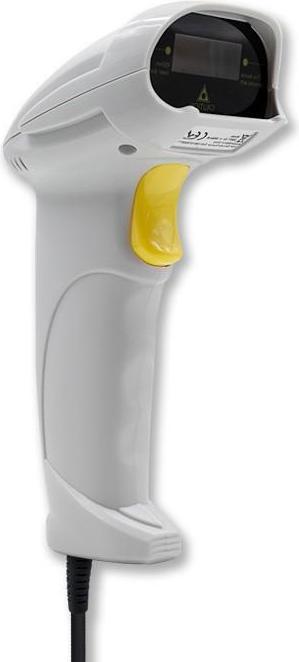 Produktbild Qoltec 1D Laser Barcode Scanner | USB | White (1D-Barcodes)