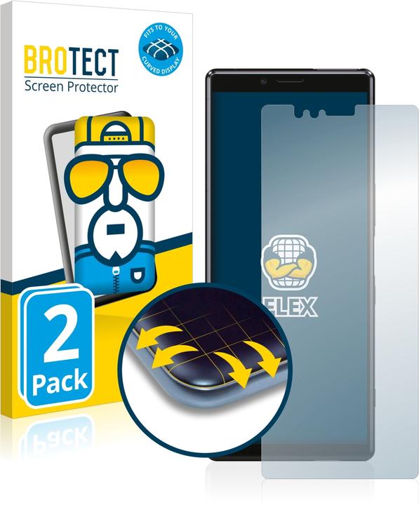 Produktbild BROTECT Full-Cover Displayschutz (2 Stück, Sony Xperia 1)