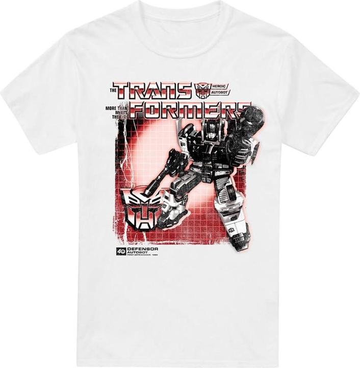 Actual product image Transformers Mens Defensor Box 40th T-Shirt (L)