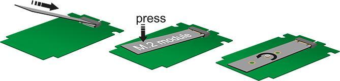 Actual product image Delock Converter SATA 22 Pin > M.2 NGFF