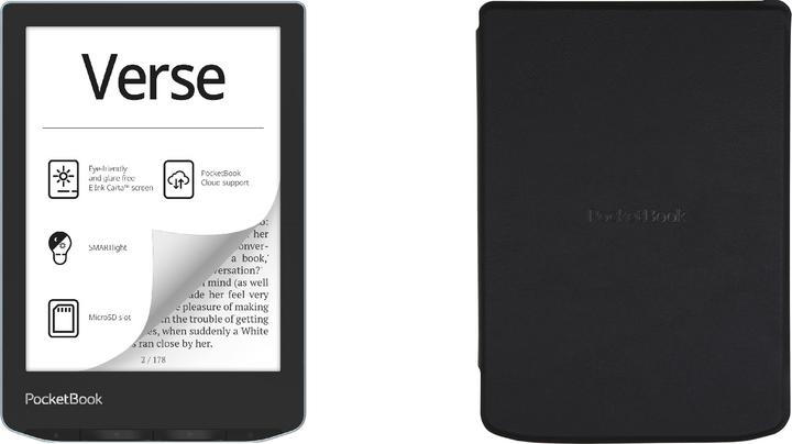 Actual product image PocketBook Verse incl. shell cover (6", 8 GB, Bright blue)